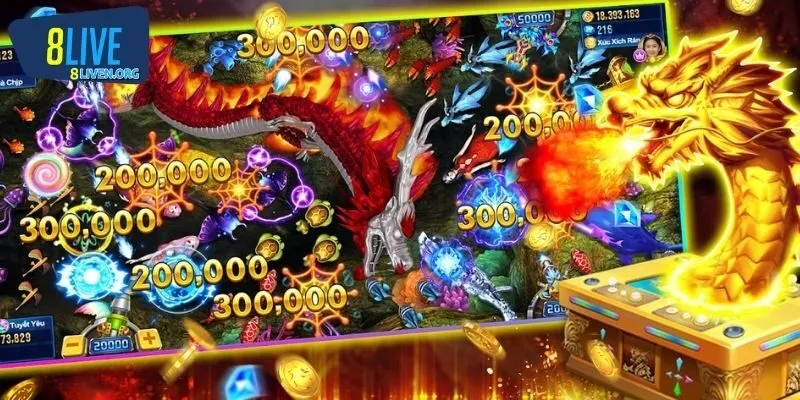 Bắn cá 8LIVE 4D đắm mình vào thế giới đại dương chân thực